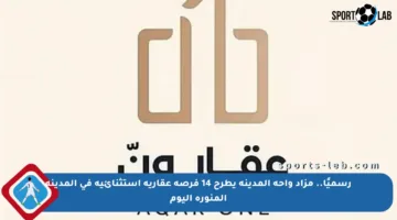 رسميًا.. مزاد واحة المدينة يطرح 14 فرصة عقارية استثنائية في المدينة المنورة اليوم